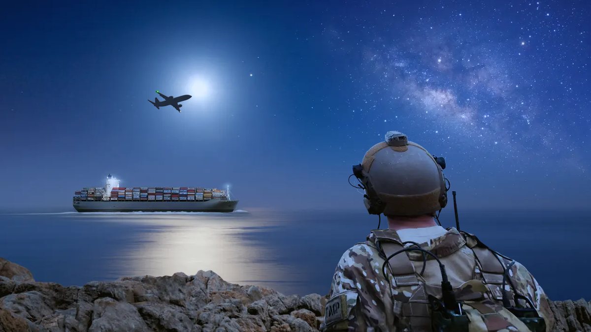 Satellite orbiting Earth for aerospace and defense